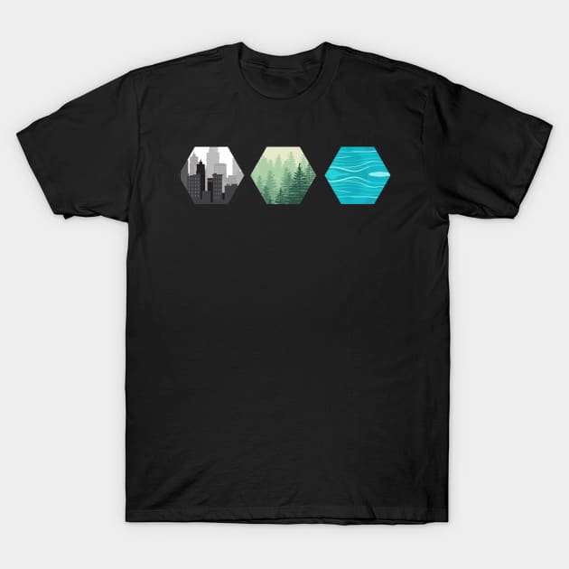 Terraforming Mars Resource Tiles Board Game Graphic - Tabletop Gaming T-Shirt by MeepleDesign